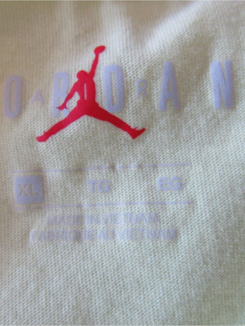 Nike Mens Air Jordan Jumpman T Shirt XL Yellow Short Sleeves Crewneck Cotton - Picture 5 of 7